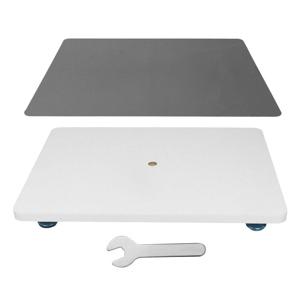 Professional Variable resins Leveling Board for Artisans - Large Grey Table with Silicone Mat, Perfect for Artists, DIY Enthusiasts, and Craft Workshops