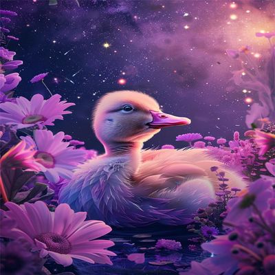 Walluminati Cross Stitch Kits for Beginners Stamped Cross-Stitch Supplies Needlework preprint Embroidery Kits for Adults DIY Needlepoint Kits Embroidery Patterns 11CTDuck Among Flowers,16x20 inchs
