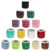 100 Yards 1mm Waxed Cord Waxed Cotton Cord Thread Beading String Rope for Necklace Bracelet Braided Jewelry Making Leather Sewing Macrame Vase Decor view 2