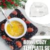 HERCHR Bowl Cozy Template Cutting Ruler Set,2Pcs 6inch Bowl Cozy Pattern Template,Acrylic Bowl Cozy Pattern Template Sewing Quilting Bowl Wrap DIY Kitchen Art Craft view 2