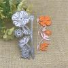 Cutting Dies for Crafts,3.9x9cm Flower Plant Border Metal Cutting Dies Stencil for Scrapbooking Photo Album Embossing Paper Cards Crafts view 1