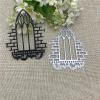 Cutting Dies for Crafts,7.9x9.9cm Window Frames Background Metal Cutting Dies Stencils for Scrapbooking Decorative Embossing Handcraft Template view 1
