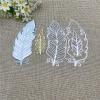 Cutting Dies for Crafts,13.7x11.2cm Feather Metal Cutting Dies Stencils for Scrapbooking Decorative Embossing Handcraft Template view 2