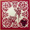 JIAPAILAIYUN Cutting Dies for Crafts,8.5x7.5cm High Heels Lace Metal Dies Scrapbooking Metal Cutting Dies Craft Stamps Embossing Card Making Stencil Frame view 2