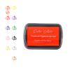 Gripebao Ink Pad for Stamps, Stamp Pads for Rubber Stamps, Washable Craft Ink Pad for Stamping, Permanent Fabric Ink Pad for Fingerprint, Card Making, Scrapbook, Paper, Wood (Orange) view 1