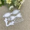 Cutting Dies for Crafts,8x10.9cm Christmas Bow Lace Card Metal Cutting Dies Stencils for Scrapbooking Decorative Embossing Handcraft Template view 4