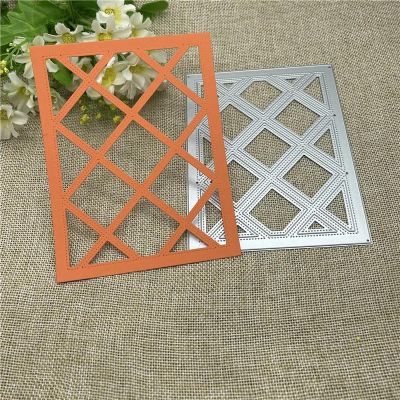 Cutting Dies for Crafts,11x14.2cm Panel Background of Frames Metal Cutting Dies Stencils for Scrapbooking Decorative Embossing Handcraft Template
