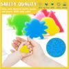 30Pcs Sponge Painting Shapes, Painting Craft Sponge with Different Shape, Colorful Paint Sponges for Kids Early Learning Finger Paint Brushes Foam Art Drawing Tools view 4