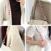 2Pcs Bag Extender Chain Heart Moon Purse Strap Extenders for Handbags Purse Extender Chain Gold Chain Purse Strap Replacement Red Purse Accessories Bag Charms for Handbags Purse Making Supplies view 4