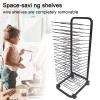 Sturdy Metal Art Rack - Mobile Paint Drying Rack, Functional & Mobile Paint Drying Rack, Canvas Rack Art Storage, Painting Drying Rack With Wheels, Stack Rack For Painting, Drawings, And More(Size:20s view 3
