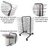 Sturdy Metal Art Rack - Mobile Paint Drying Rack, Functional & Mobile Paint Drying Rack, Canvas Rack Art Storage, Painting Drying Rack With Wheels, Stack Rack For Painting, Drawings, And More(Size:20s view 4