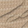 Fabric Rustic Floral Farmhouse Grain Sack Neutral Flowers Tan Taupe Khaki Printed on Performance Linen Fabric by the Yard - High-end Upholstery Linen Fabric Look view 1