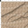 Fabric Rustic Floral Farmhouse Grain Sack Neutral Flowers Tan Taupe Khaki Printed on Performance Linen Fabric by the Yard - High-end Upholstery Linen Fabric Look view 4