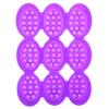 LALAFINA Massage Bar Soap Molds, 9 Cavities Silicone Soap Mold Handmade Hair Brush Shampoo Bar Trays for DIY Making view 1