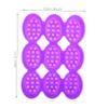 LALAFINA Massage Bar Soap Molds, 9 Cavities Silicone Soap Mold Handmade Hair Brush Shampoo Bar Trays for DIY Making view 2