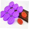 LALAFINA Massage Bar Soap Molds, 9 Cavities Silicone Soap Mold Handmade Hair Brush Shampoo Bar Trays for DIY Making view 4