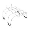 10 Pack of 12 inch Galvanized Wire Headstone Saddle for Rustproof Cemetery Gravestone Floral Display view 4