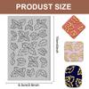 CHGCRAFT Mint Leaf Rubber Polymer Clay Texture Sheet Leaf Clay Stamp Sheet for Crafts for DIY Clay Jewelry and Earrings Making Clay Mat view 2
