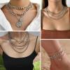 [16.5 FT] Silver Curb Chains for Jewelry Making, 9.8mm Wide 304 Stainless Steel Cuban Link Chain Roll Bulk for DIY Jewelry Making Craft view 4
