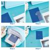 BENECREAT 2Pcs Photo Tree Cutting Dies, Family Tree Frame Stencils Decorative Embossing Stencils for Scrapbooking, Photo Album, Greeting Card Making7.4x4.2 view 3