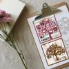 BENECREAT 2Pcs Photo Tree Cutting Dies, Family Tree Frame Stencils Decorative Embossing Stencils for Scrapbooking, Photo Album, Greeting Card Making7.4x4.2 view 4