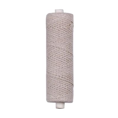 50-ply Braided Candle Wick Spool 278 Foot Cotton Candle Wick Roll Core Braided Wick for Candle Making and Candle DIY (50 Strands 278ft)