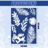 10 Pcs Sun Print Paper Kit Cyanotype Paper, A5 Cyanotype Paper with 1 Sheet Acrylic Panel, High Sensitive Sun/Solar Activated Sun Printing Art Paper Kit for Arts Crafts DIY Project view 2