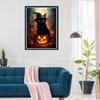 SKRYUIE 5D 16x20 inch Diamond Art Kits for Adults Halloween Full Round Drill, Diamond Painting Kits for Adults Cat Crystal Cross Craft Stitch Art Wall Office Decoration 40x50 cm view 3