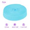 DMiotech 10 Yard x 1 Inch Width Nylon Webbing Strap Poly Flat Webbing Strapping for DIY Craft Backpack Strapping Sewing, Outdoor Gear Repair, Light Blue view 3