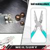 MeilsurY 3-Piece jewelry pliers set includes a 6-in-1 bail making looping pliers, nylon jaw pliers, and Wire Looping and Bending plier tools for crafting, beading, and repairing view 3