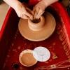 HOODANCOS Pottery Divider Tool for Clay Shaping Equal Dividing Template for Pottery Artists Durable Measuring Disc for Crafting Shaped Clay Sections view 3