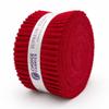 Choice Fabrics Supreme Solids - Jelly Roll (20 cuts) - Premium 100% Cotton Quilting Fabric (Scarlet) view 1