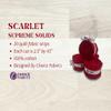 Choice Fabrics Supreme Solids - Jelly Roll (20 cuts) - Premium 100% Cotton Quilting Fabric (Scarlet) view 3