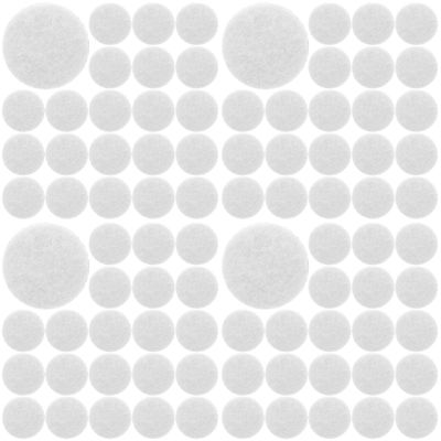 Lurrose 2000pcs DIY Adhesive Felt Circles Decorative Felt Stickers for Clothing and Craft Projects