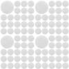 Lurrose 2000pcs DIY Adhesive Felt Circles Decorative Felt Stickers for Clothing and Craft Projects view 1