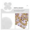 Lurrose 2000pcs DIY Adhesive Felt Circles Decorative Felt Stickers for Clothing and Craft Projects view 4