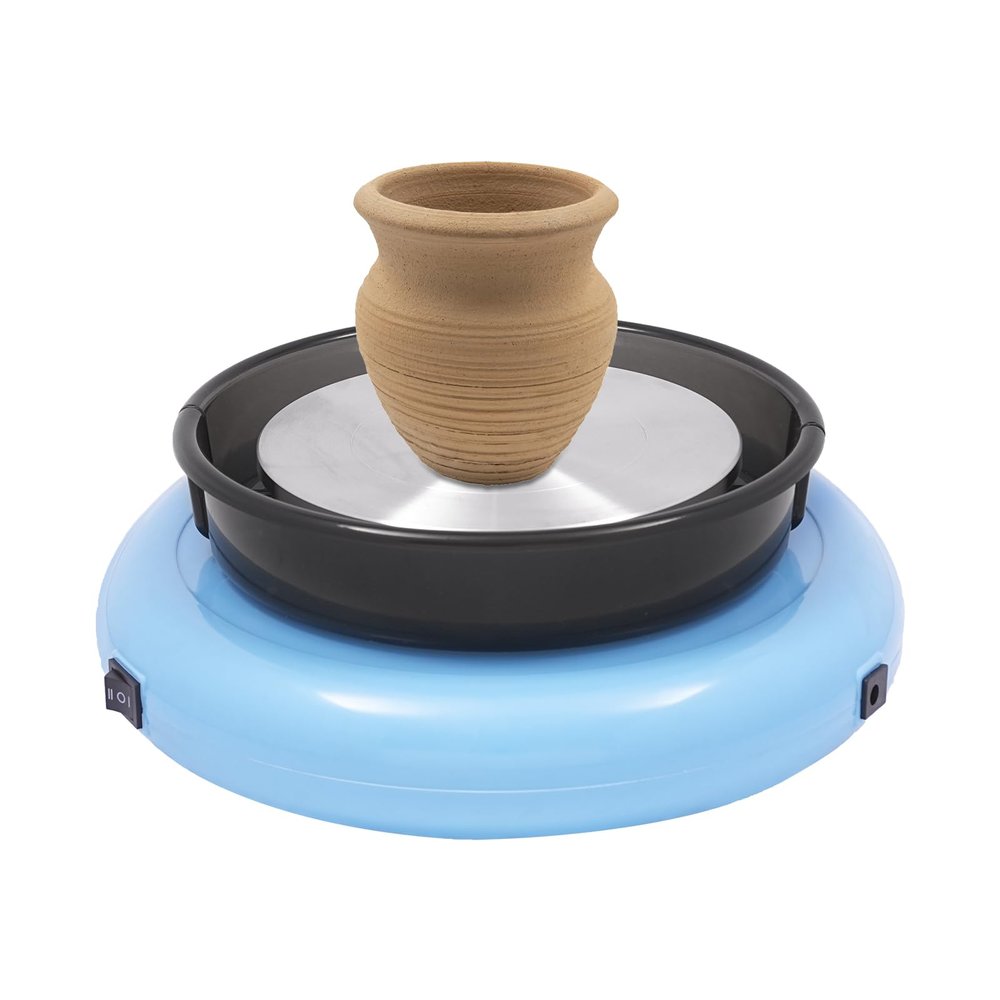 DUIBAII Adjustable Speed Ceramic Wheel Machine, Pottery Wheel, Mini Ceramic Wheel Machine for DIY Creatio Kids, Ceramic Wheel Machine(Blue)