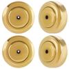 Beebeecraft 1 Box 6Pcs Earring Backs 18K Gold Plated 304 Stainless Steel Flat Round Ear Nuts Replacements Backings (Hole: 0.8mm/0.03inch) view 1