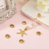 Beebeecraft 1 Box 6Pcs Earring Backs 18K Gold Plated 304 Stainless Steel Flat Round Ear Nuts Replacements Backings (Hole: 0.8mm/0.03inch) view 4