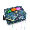 Kathyboom Moon Whale Knitting Bag for Yarn Storage Durable Crochet Storage Bag, Large Capacity Yarn Bag for Knitting Needles, Crochet Hooks and Other Accessories view 1