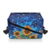 Kathyboom Sunflowers Sky Knitting Bag for Yarn Storage Crochet Storage Bag, Portable Knitting Accessories Yarn Holder for Crocheting Crochet Gift view 3