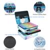 LIRUNQIU Diamond Painting Storage Containers, 240 Slots Diamond Painting Accessories and Tools for Diamond Art Organizer Case(Blue) view 2
