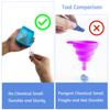 LIRUNQIU Diamond Painting Storage Containers, 240 Slots Diamond Painting Accessories and Tools for Diamond Art Organizer Case(Blue) view 3