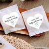 120-Pack 'A Sweet Little Baby is Brewing' Heart-Shaped Stickers Premium Choice for Baby Shower Decor, Gender Reveal Parties & Pregnancy Announcements view 3