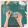 WADORN 2Pcs Poker Dice Dart Carbon Steel Cutting Dies Stencils, Bowling Money Pocket Pattern Metal Cut Die Stencils for DIY Scrapbooking Photo Album Decor Embossing Template for Greeting Card Making view 4