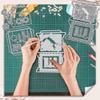 WADORN 2Pcs Lantern Box Card Cutting Dies Stencils, Flower Greeting Card with Words Cut Die Stencils for DIY Scrapbooking Photo Album Decor Embossing Template view 4