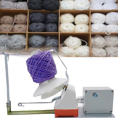 Kadxyan Electric Yarn Ball Winder, Fast Yarn Winding Machine, Automatic Knitting Roller Twine, 500g Max Winding Capacity, Adjustable Speed, for Various Yarn Types Like Cotton, Linen, Wool, Silk