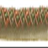 DCOPRO 7/16" (1cm) Large Shiny Decorative Decorative Twisted Rope Cord with Lip | Cord Trim # 0716BL, Olive Beige Brown #5615 (Light Brown, Dark Beige, Olive Green) Sold by The Yard (36"/3 ft/0.9m) view 1