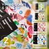 Funto Watercolor Pad, 2Packs, 12x9, 20 Sheets Each, 140lb/300gsm, 100% Cotton, Cold Press, Glue Bound, Easy Tear Heavyweight Art Paper for Painting view 2