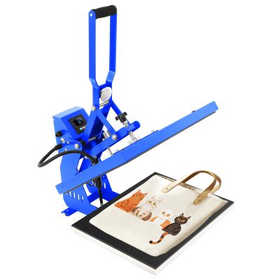 LIAPDG 110V/60HZ Heat Press Machine, 16 Inch x 20 Inch Clam Shell Digital Time Manual Magnetic Table Electronic Constant Temperature T-Shirt Heat Press Machine for Pillowcases